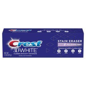 2 Crest 3D White Stain Eraser Whitening Toothpaste